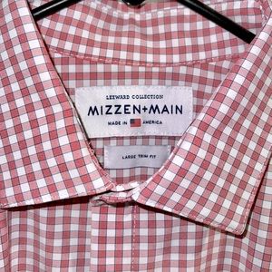 Mizzen and Main Mens Dress Shirt - Large Trim